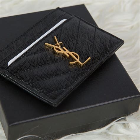 ysl mens wallet card holder